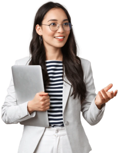 female business consultant